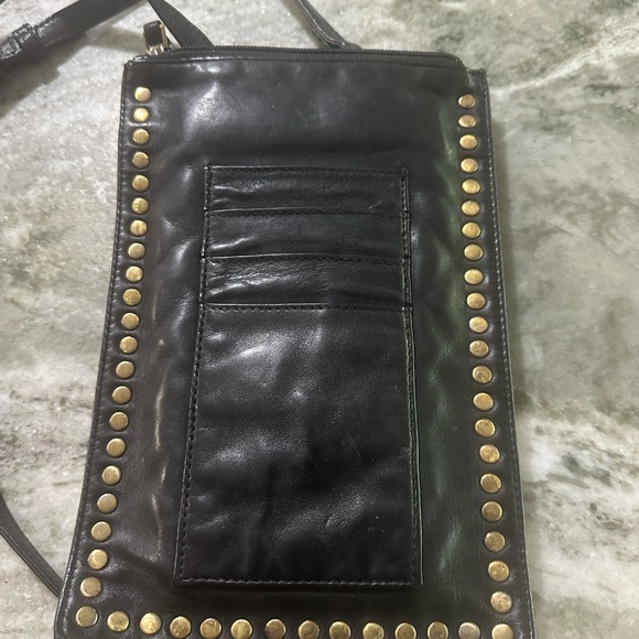 Myra Western Wanderer Leather Bag with Gold Studs - Picture 2 of 6